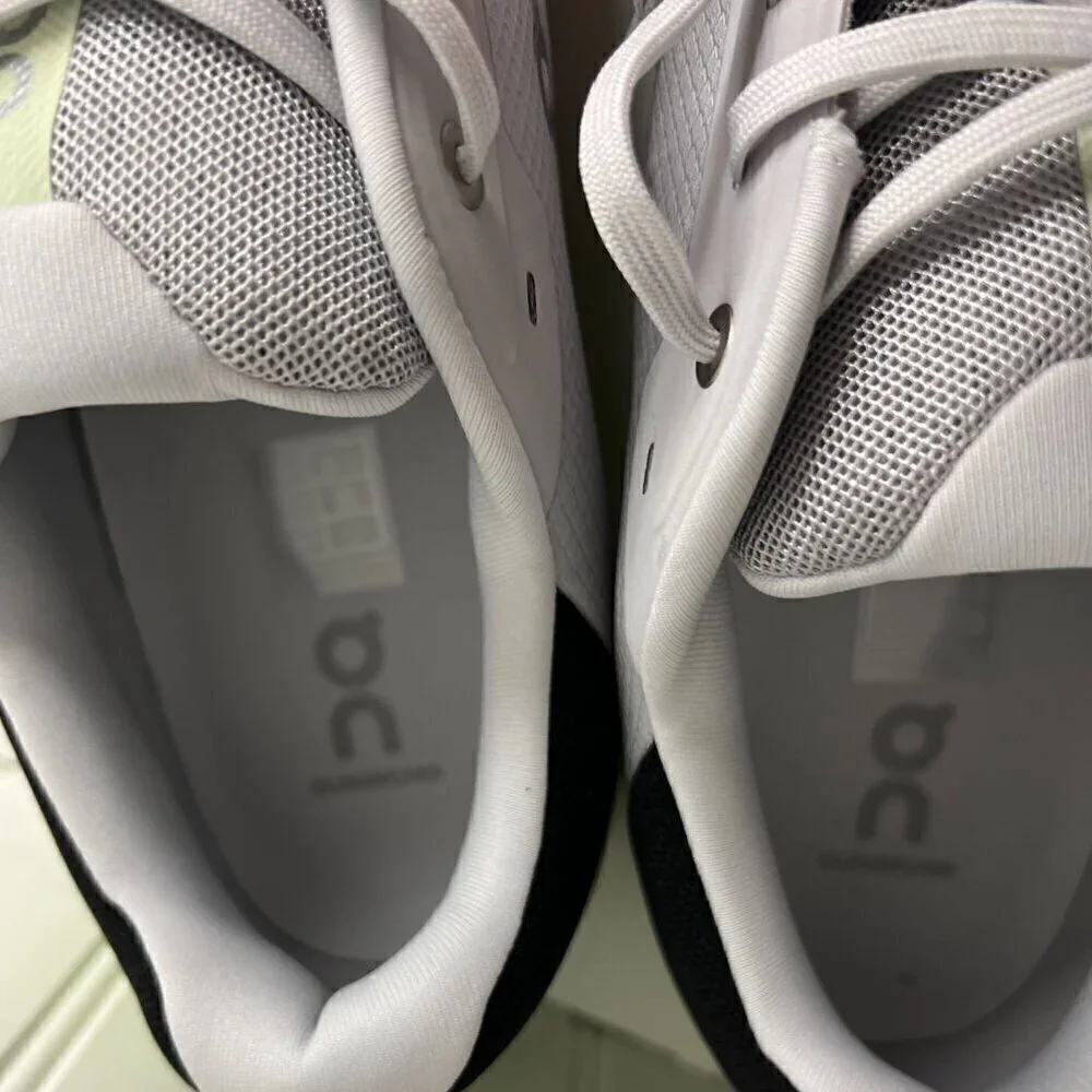 On Running Cloudflyer 4 Sneaker in Glacier/Meadow Color Size  14